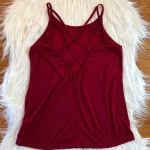 Crisscross Back Tank Top